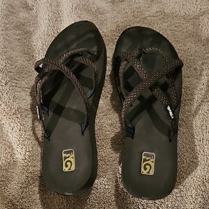 TEVA Mush Dark Brown Sandals